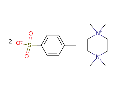 1,1,4,4-tetramethyl-piperazinediium; bis-(toluene-4-sulfonate)