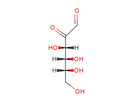 Molecular Structure of 643-71-0 (D-glucosone)