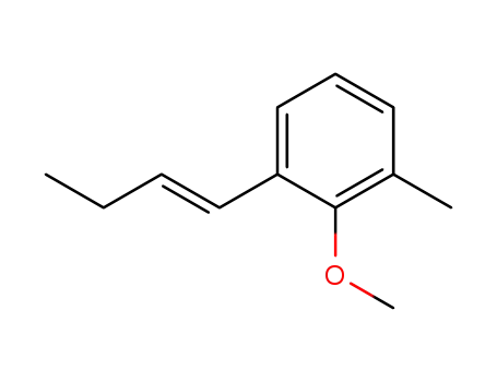 2-Methyl-6-((E)-1-buten-1-yl)anisole