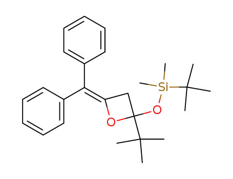 (4-Benzhydrylidene-2-tert-butyl-oxetan-2-yloxy)-tert-butyl-dimethyl-silane