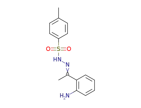 Molecular Structure of 1433772-22-5 (N'-(1-(2-aminophenyl)ethylidene)-4-methylbenzenesulfonohydrazide)