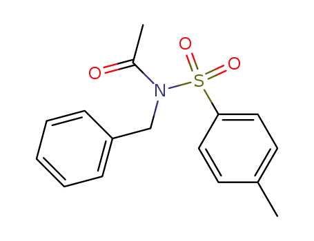 Molecular Structure of 121618-47-1 (Acetamide, N-[(4-methylphenyl)sulfonyl]-N-(phenylmethyl)-)