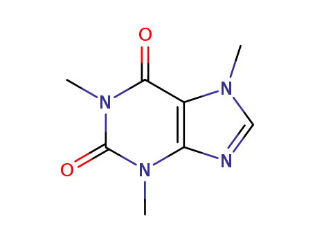 Molecular Structure of 95789-13-2 (1,3,7-trimethylpurine-2,6-dione)