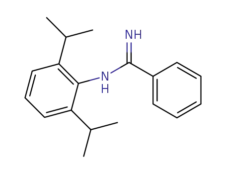 Molecular Structure of 153998-83-5 (N<SUP>1</SUP>-(2,6-diisopropylphenyl)benzamidine)