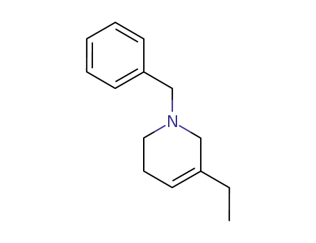 Molecular Structure of 60900-14-3 (Pyridine, 3-ethyl-1,2,5,6-tetrahydro-1-(phenylmethyl)-)