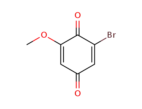 Molecular Structure of 23030-47-9 (2-bromo-6-methoxycyclohexa-2,5-diene-1,4-dione)