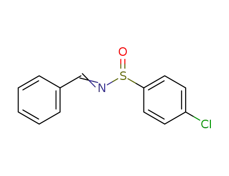 Molecular Structure of 53075-89-1 (N-benzylidene-4-chlorobenzenesulfinamide)