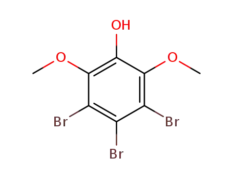 Molecular Structure of 2539-27-7 (3,4,5-tribromo-2,6-dimethoxyphenol)