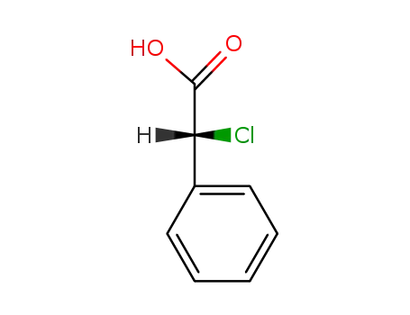 Molecular Structure of 43195-94-4 ([R,(-)]-Chlorophenylacetic acid)