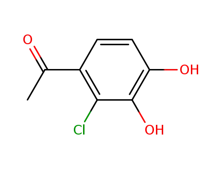 Molecular Structure of 56961-48-9 (2-chloro-3′,4′-dihydroxyacetophenone)