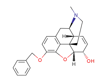 Molecular Structure of 14297-87-1 (3-O-benzylmorphine)