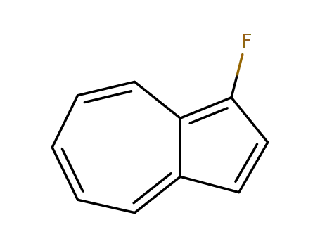Molecular Structure of 67949-59-1 (Azulene, 1-fluoro- (9CI))
