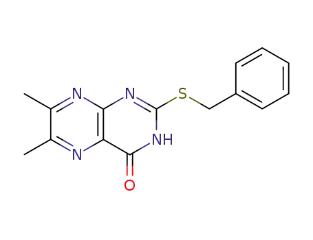 2-(benzylsulfanyl)-6,7-dimethyl-4(3H)-pteridinone