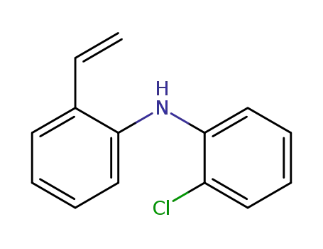 Molecular Structure of 1246225-46-6 (2-chloro-N-(2-vinylphenyl)aniline)