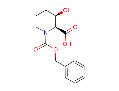 (2S,3R)-N-benzyloxycarbonyl-3-hydroxypiperidine-2-carboxylic acid