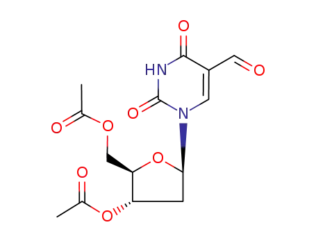 Molecular Structure of 86163-30-6 (Thymidine, a-oxo-, 3',5'-diacetate)