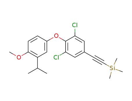 ((3,5-디클로로-4-(3-이소프로필-4-메톡시페녹시)페닐)에티닐)트리메틸실란