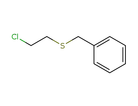 Molecular Structure of 4332-51-8 (BENZYL 2-CHLOROETHYL SULPHIDE)