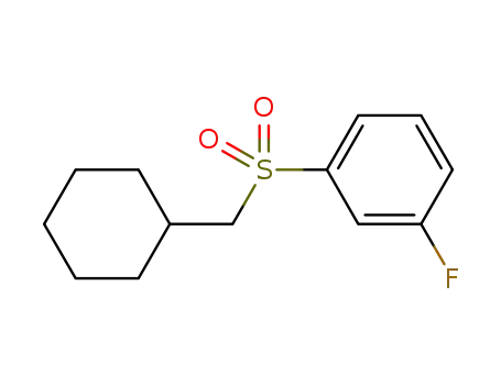 1-((cyclohexylmethyl)sulfonyl)-3-fluorobenzene