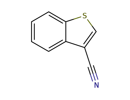 Molecular Structure of 24434-84-2 (Benzo[b]thiophene-3-carbonitrile)