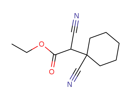 ethyl 2-cyano-2-(1-cyanocyclohexyl)acetate