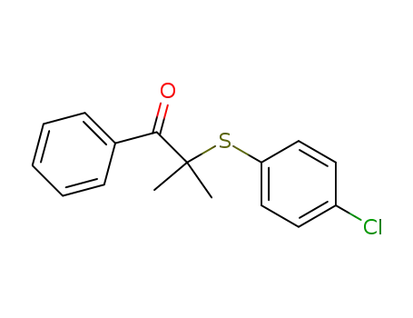 α-(p-chlorophenylthio)isobutyrophenone
