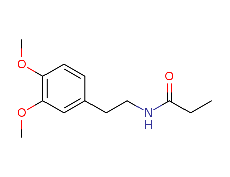 Propanamide,N-[2-(3,4-dimethoxyphenyl)ethyl]- cas  67191-53-1