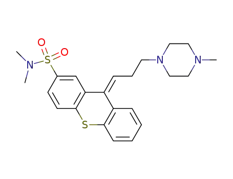 Molecular Structure of 3313-27-7 (TRANS-THIOTHIXENE)