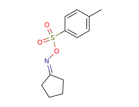 Molecular Structure of 10442-97-4 (Cyclopentanone, O-[(4-methylphenyl)sulfonyl]oxime)
