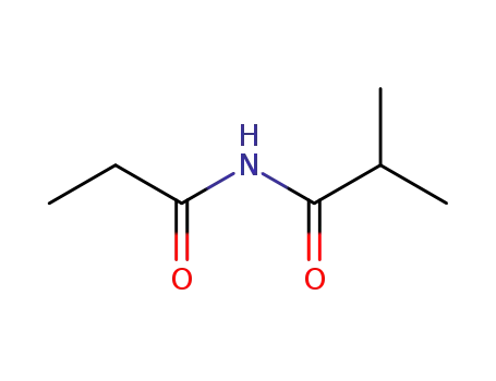 Molecular Structure of 97119-10-3 (2-methyl-N-propionylpropionamide)