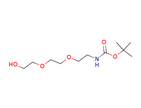 Molecular Structure of 139115-92-7 ((2-[2-(2-HYDROXY-ETHOXY)-ETHOXY]-ETHYL)-CARBAMIC ACID TERT-BUTYL ESTER)