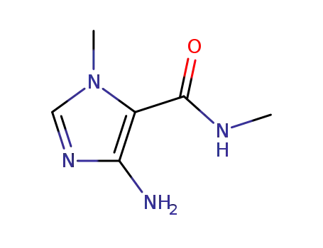Molecular Structure of 858221-03-1 (4-AMINO-N,1-DIMETHYL-1H-IMIDAZOLE-5-CARBOXAMIDE)