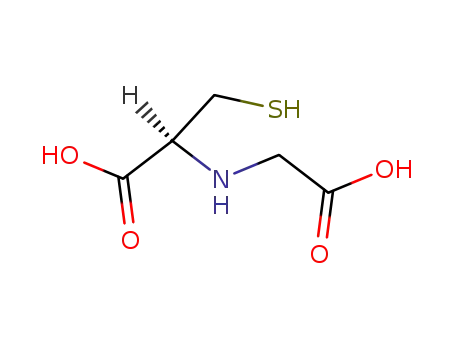 Molecular Structure of 21301-10-0 (N-(carboxymethyl)-DL-cysteine)