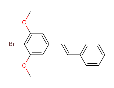 Benzene, 2-bromo-1,3-dimethoxy-5-[(1E)-2-phenylethenyl]-