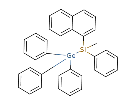CH<sub>3</sub>(C<sub>6</sub>H<sub>5</sub>)(C<sub>10</sub>H<sub>7</sub>)SiGe(C<sub>6</sub>H<sub>5</sub>)3