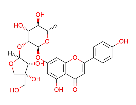 apigenin-7-O-(β-D-apiofuranosyl-(1→2)-α-L-rhamnopyranozide)