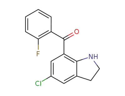 5-chloro-7-(2-fluorobenzoyl)indoline