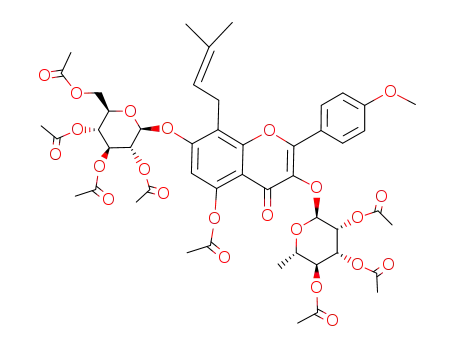 Molecular Structure of 56692-02-5 (Icariin)