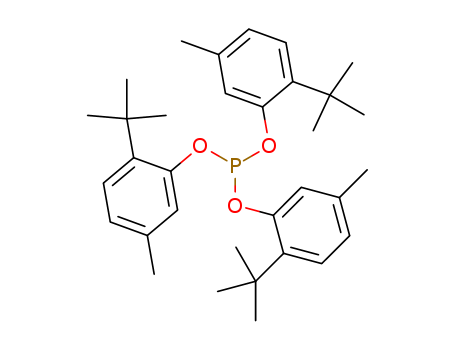 Phenol,2-(1,1-dimethylethyl)-5-methyl-, phosphite (3:1) (9CI)