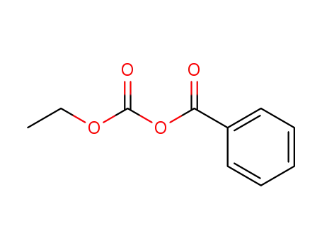 Molecular Structure of 3741-66-0 (Ethyl benzoyl carbonate)