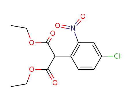 diethyl 2-(4-chloro-2-nitro-phenyl)propanedioate