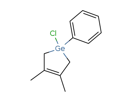Molecular Structure of 26311-81-9 (1-Chloro-3,4-dimethyl-1-phenyl-2,5-dihydro-1H-germole)