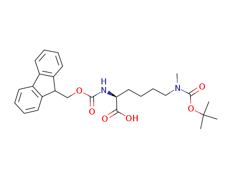 N'-[(1,1-Dimethylethoxy)carbonyl]-N-[(9H-fluoren-9-ylmethoxy)carbonyl]-N'-methyl-L-lysine