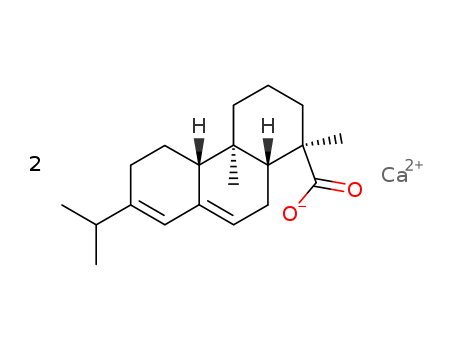 1-Phenanthrenecarboxylicacid, 1,2,3,4,4a,4b,5,6,10,10a-decahydro-1,4a-dimethyl-7-(1-methylethyl)-,calcium salt (2:1), (1R,4aR,4bR,10aR)-