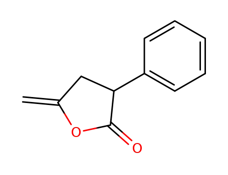 Molecular Structure of 77670-53-2 (2(3H)-Furanone, dihydro-5-methylene-3-phenyl-)