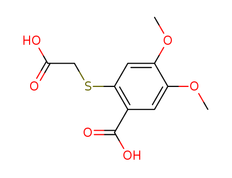 Benzoic acid,2-[(carboxymethyl)thio]-4,5-dimethoxy-
