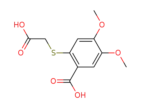 2-[(Carboxymethyl)thio]-4,5-dimethoxybenzoic acid