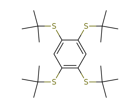 Benzene, 1,2,4,5-tetrakis[(1,1-dimethylethyl)thio]-