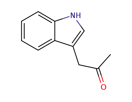 Molecular Structure of 1201-26-9 (Indole-3-acetone)