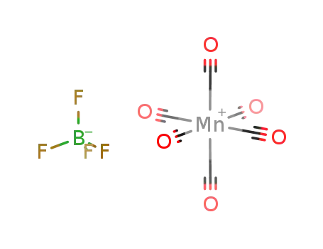 Molecular Structure of 15557-71-8 (hexacarbonylmanganese(I) tetrafluoroborate)